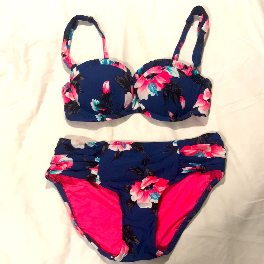 NWOT Seafolly Push Up Bikini Set
